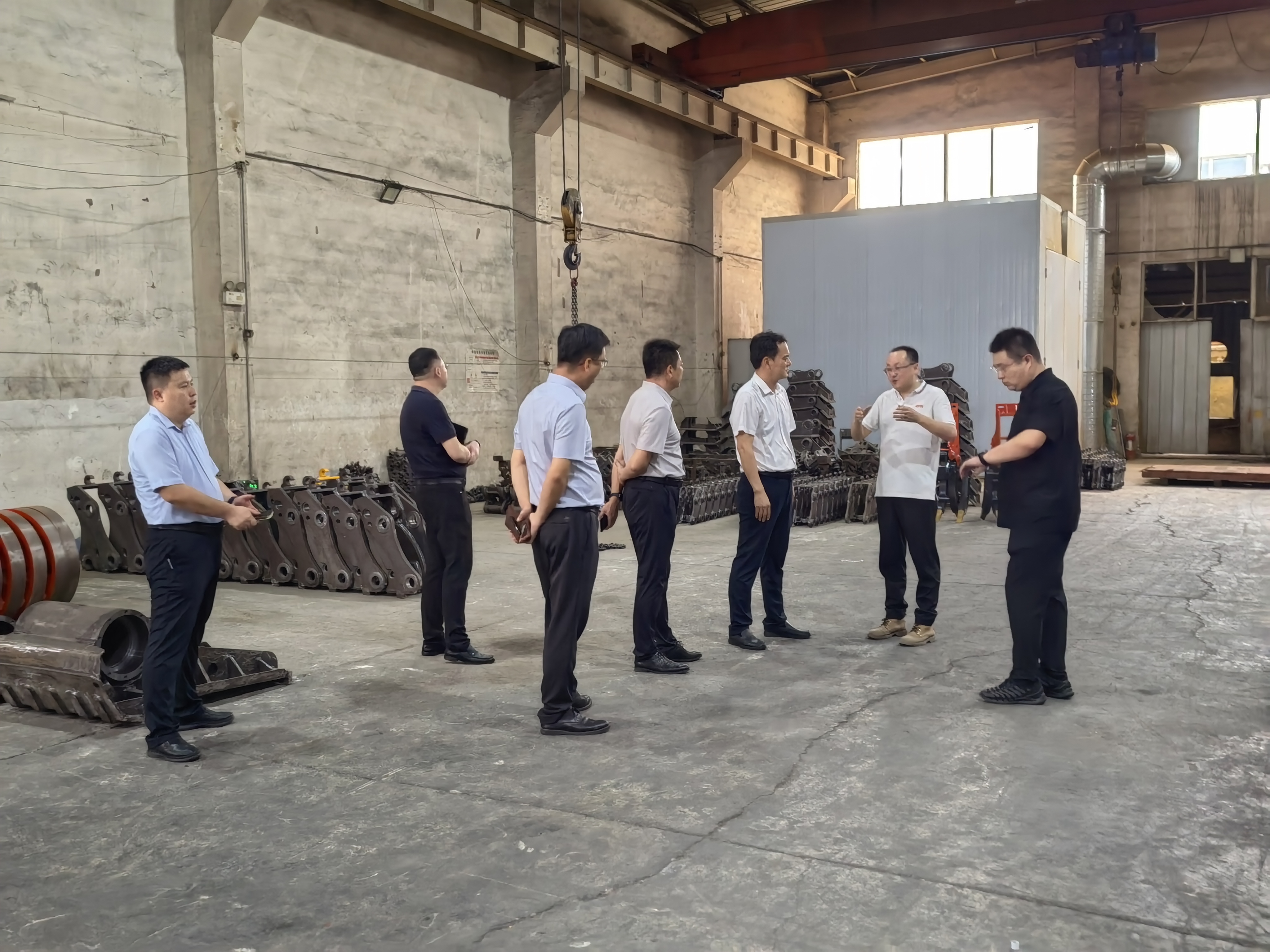 福山区领导走访企业生产现场